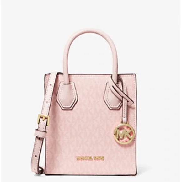 Michael Kors mini bag pink NWT NWT Michael Kors Ruby Ultra Pink Leather Md Clutch/Crossbody  main image 4